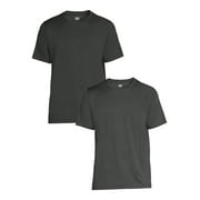 Athletic Works Men's \u0026 Big Men's Active Jersey Workout Tee Shirt 2 Pack, Sizes S-3XL